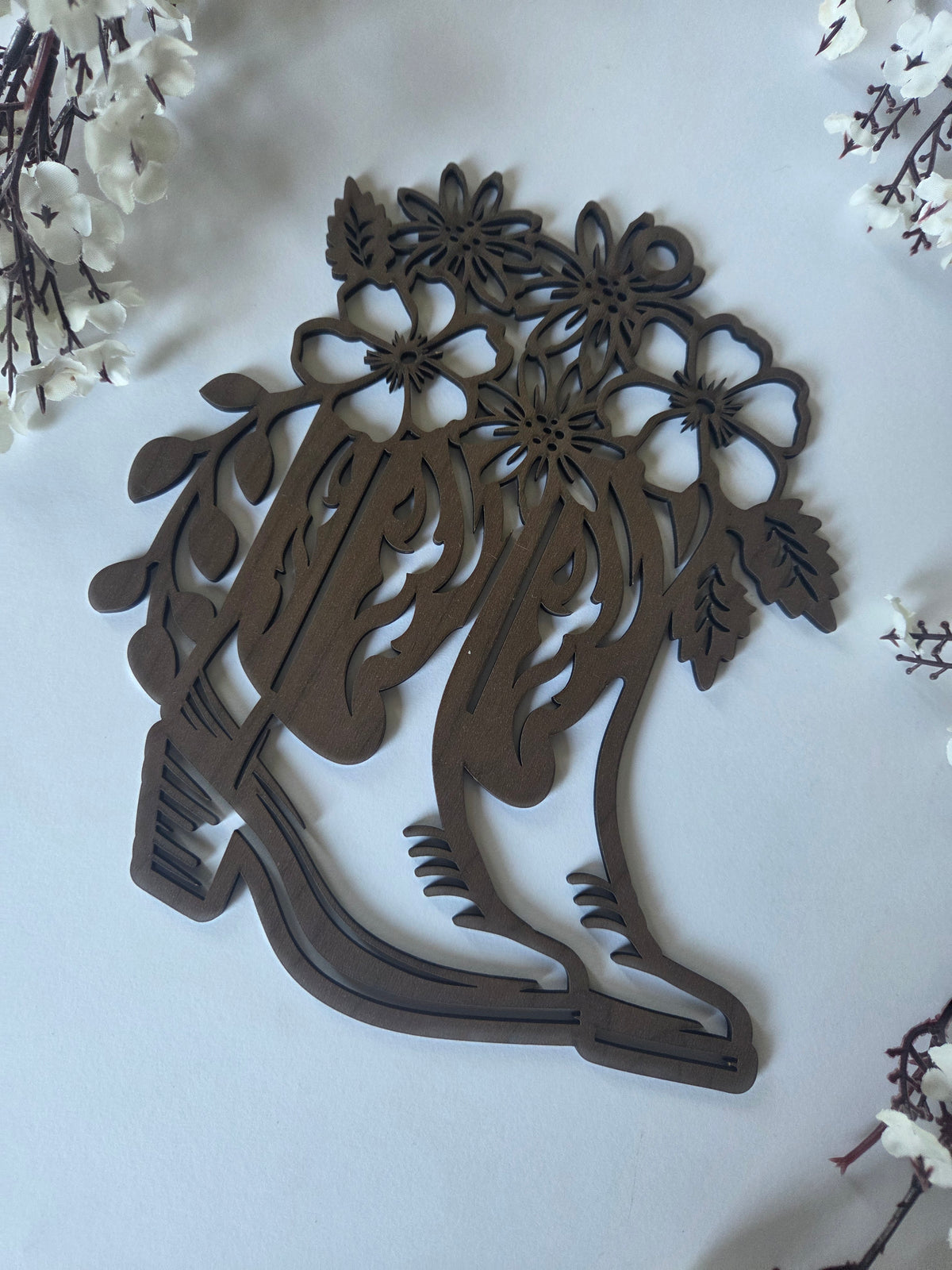 Floral Boots Frame