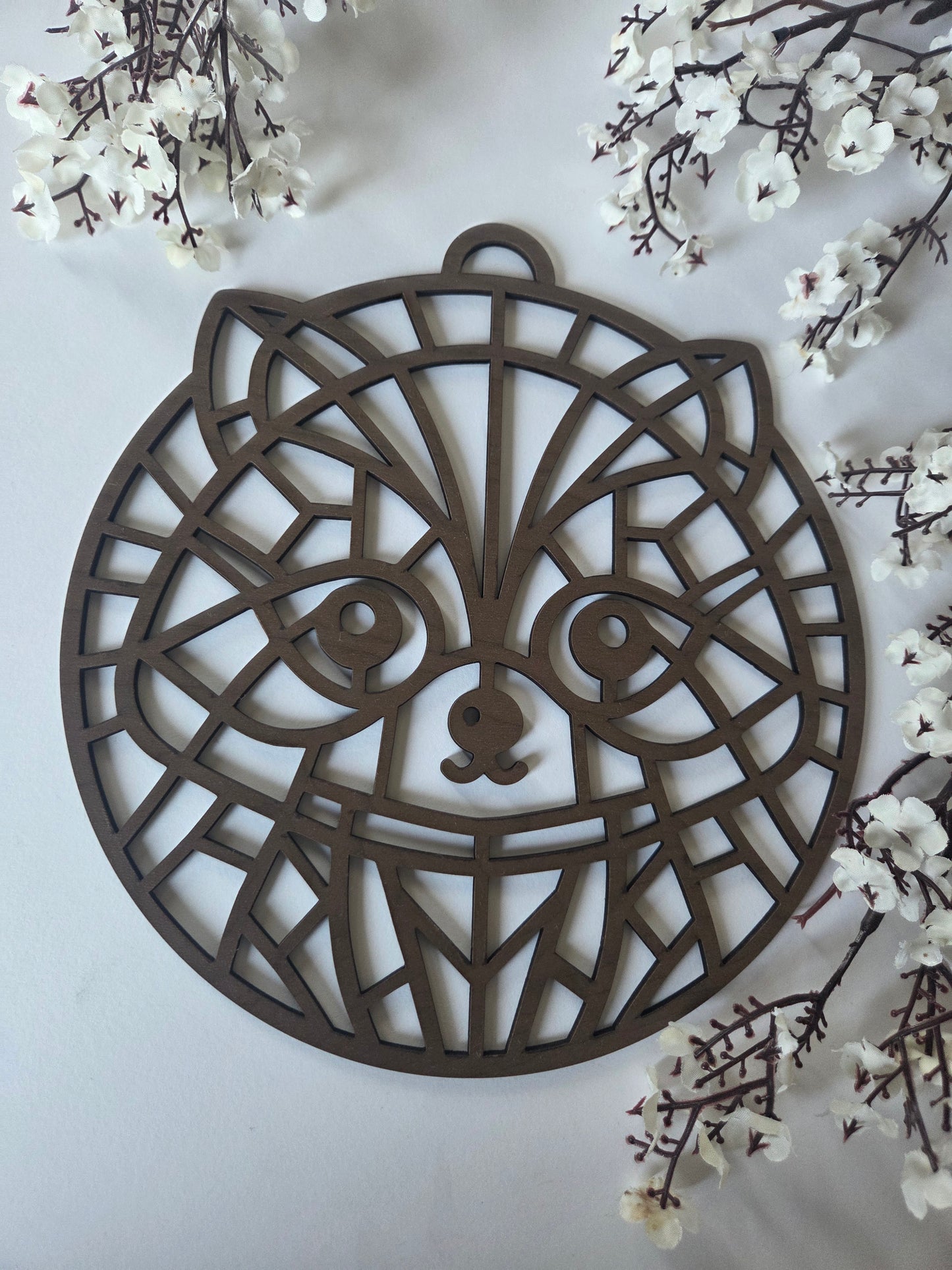 Rocky Racoon Suncatcher Frame