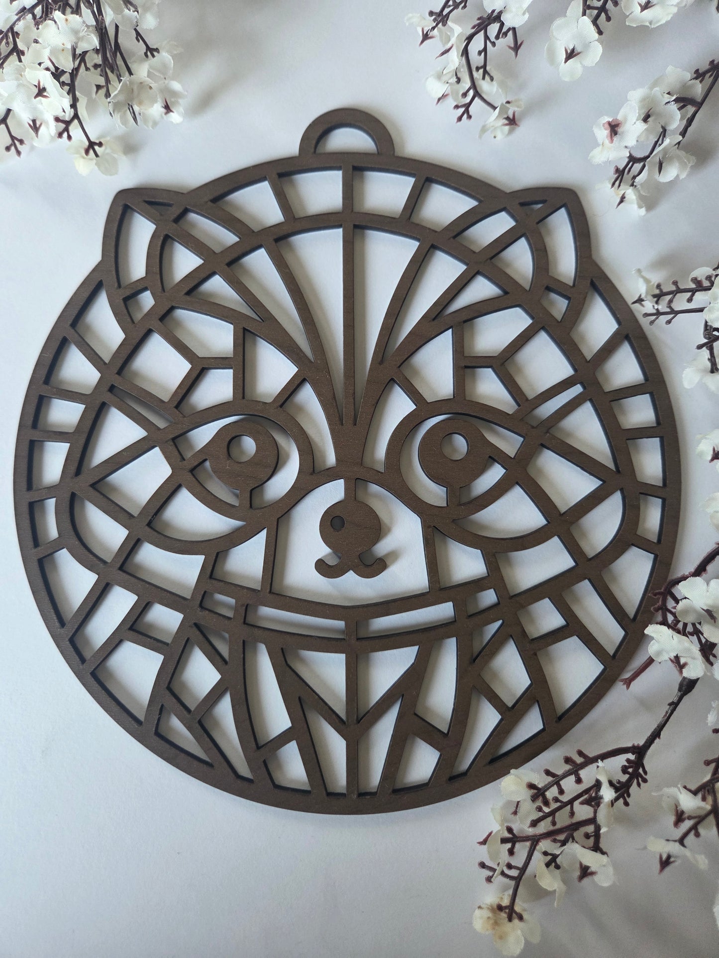 Rocky Racoon Suncatcher Frame