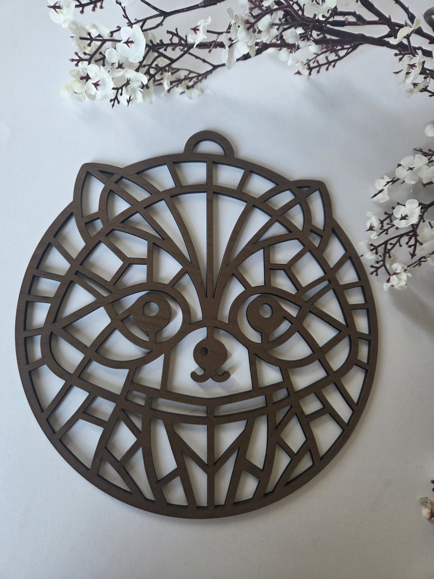 Rocky Racoon Suncatcher Frame