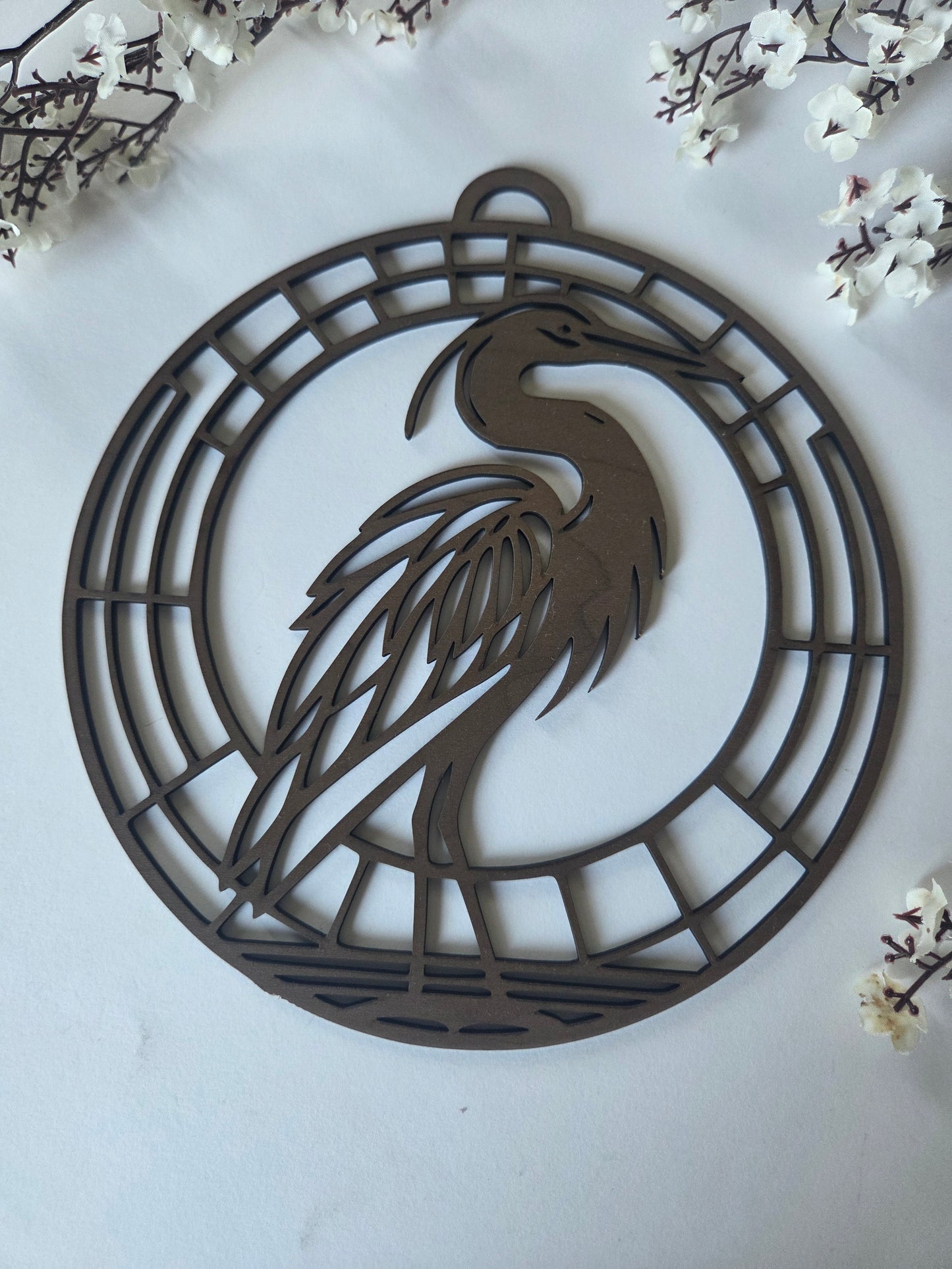 Great Blue Heron Suncatcher Frame