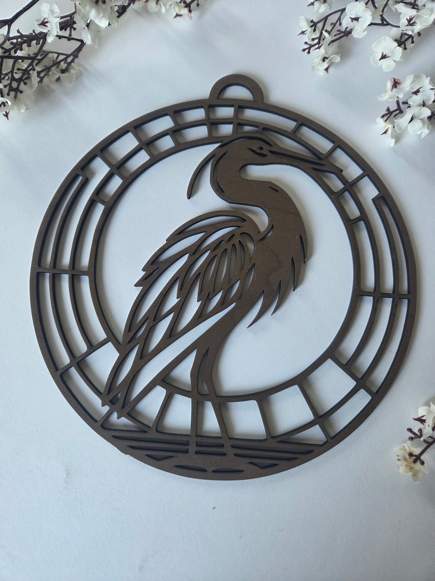 Great Blue Heron Suncatcher Frame