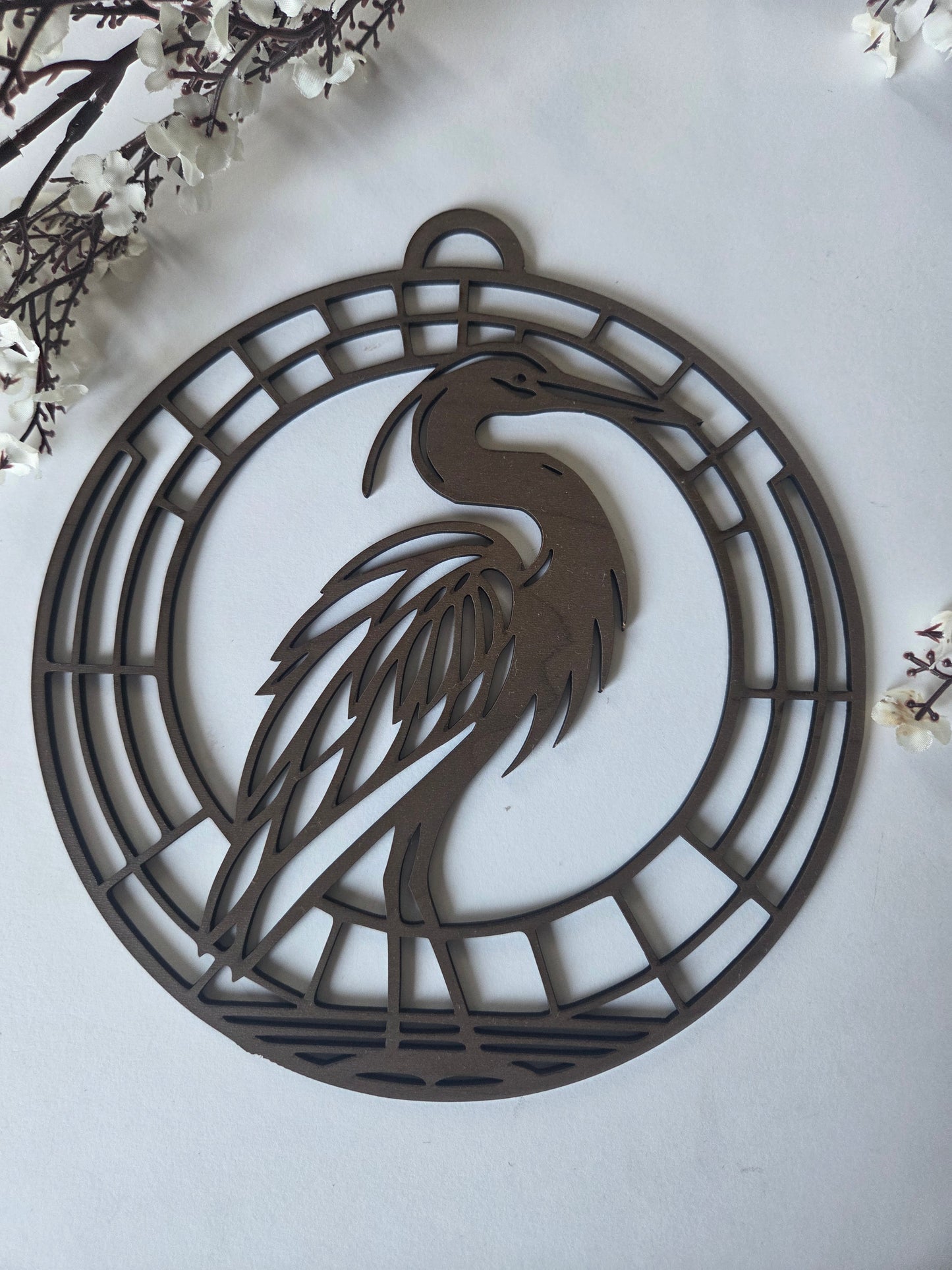Great Blue Heron Suncatcher Frame