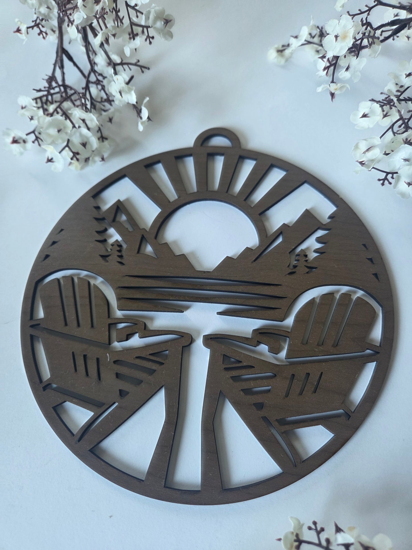 Canadian Sunset Suncatcher Frame