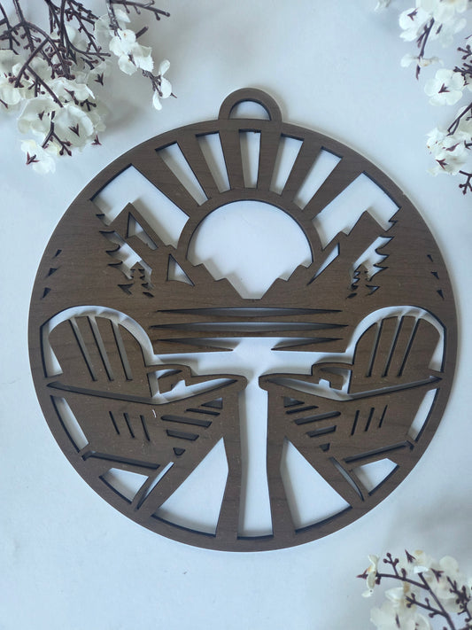 Canadian Sunset Suncatcher Frame