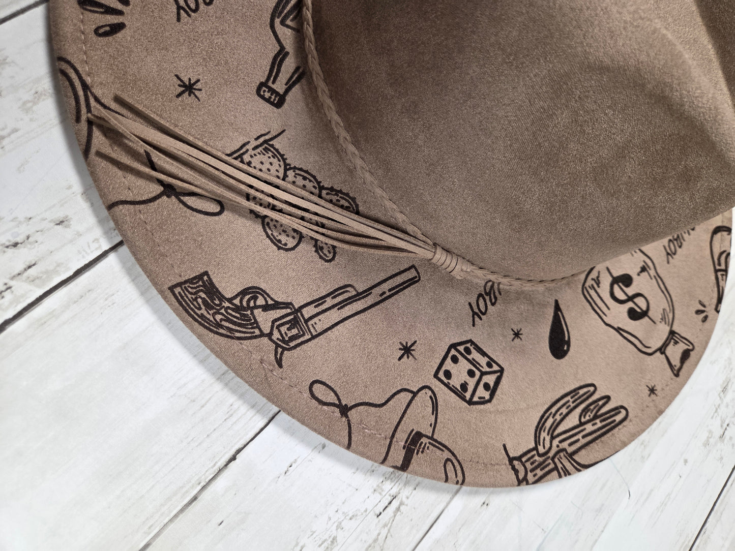 Money Bags Hat - Burnt & Brushed Collection