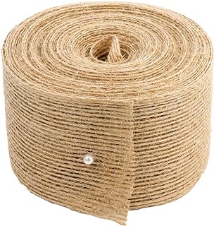 2 Inch Wide Burlap Jute Ribbon 10 m