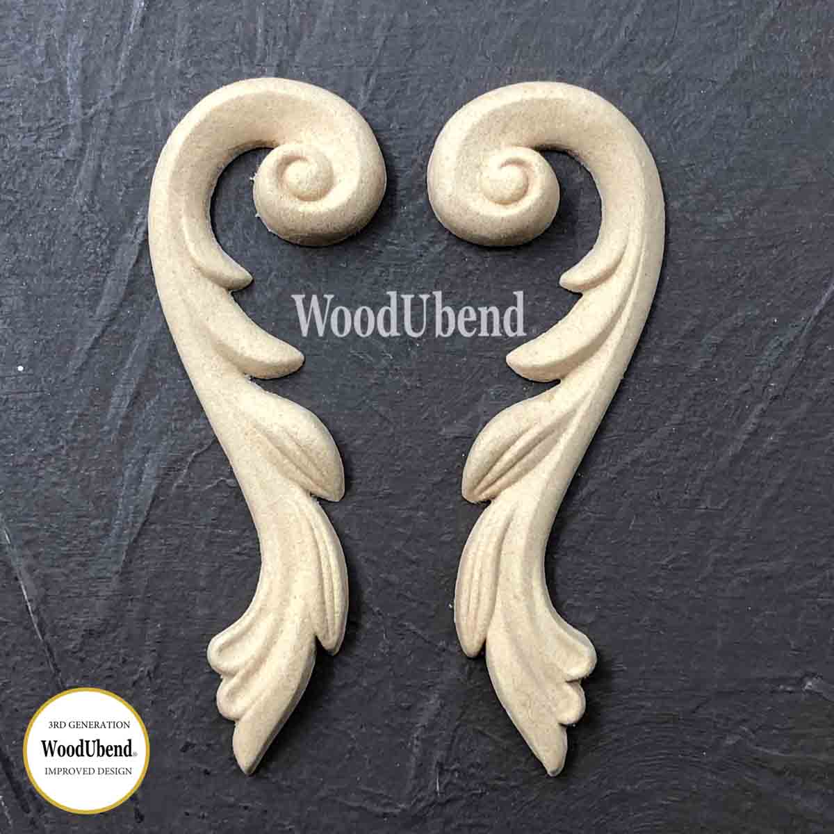 Pack of Two Set of Scrolls - WUB360-1 14×4.5cm