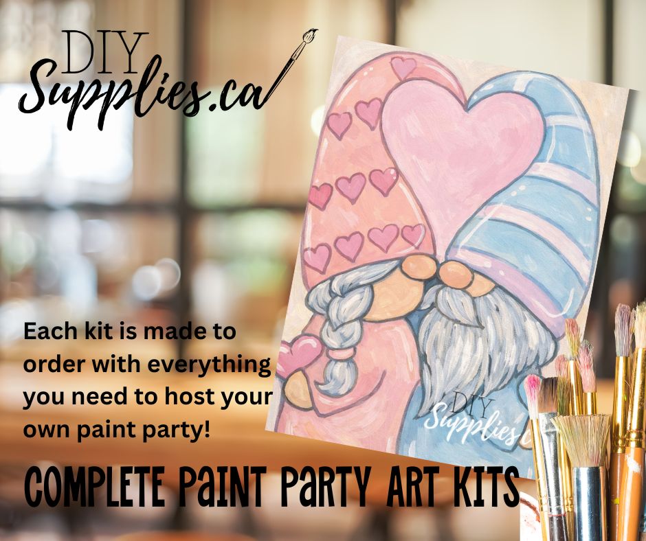 "Arty Party" Canvas Painting Kit - Gnome One like You