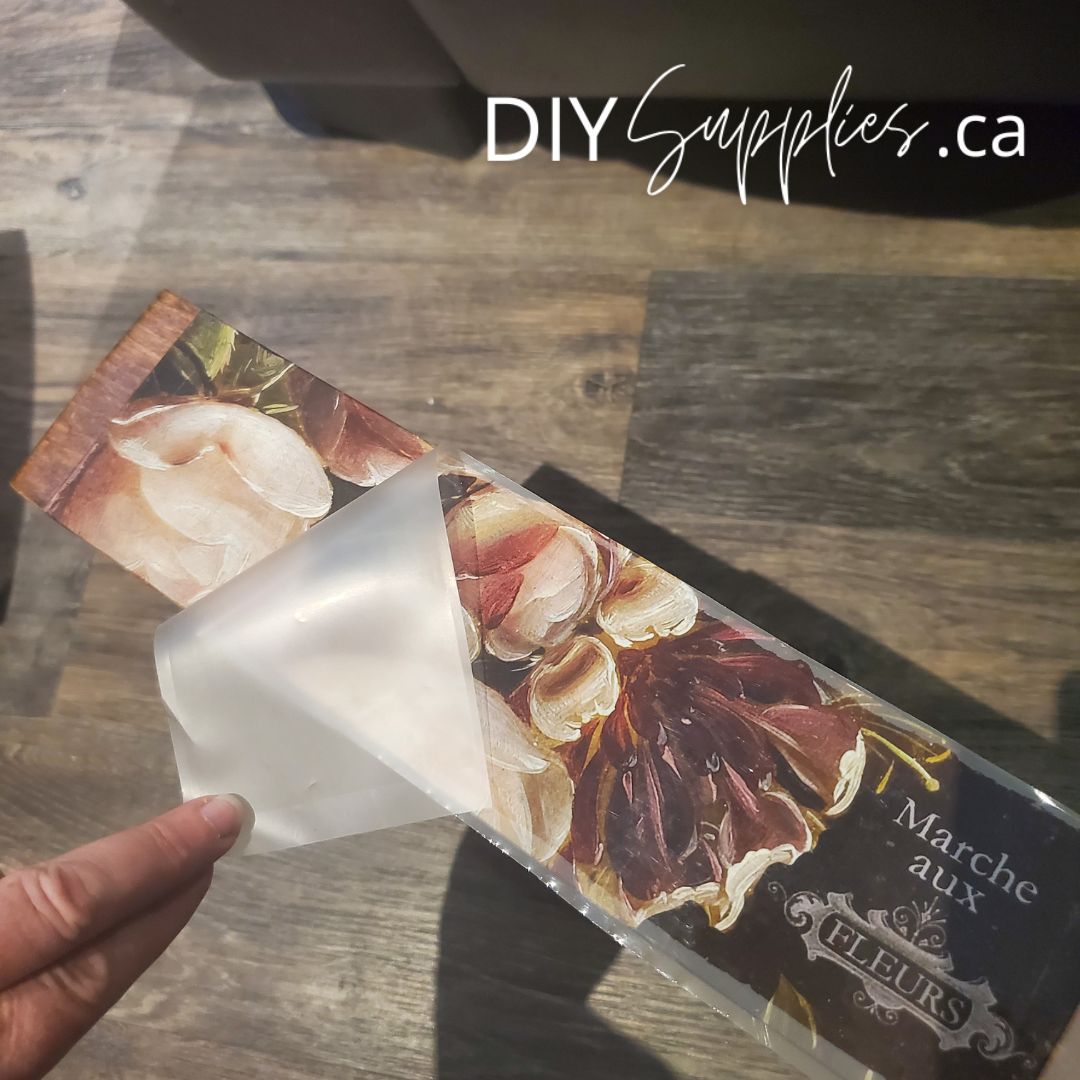 DIY Rub-off Transfer - Delightfully Dark Floral