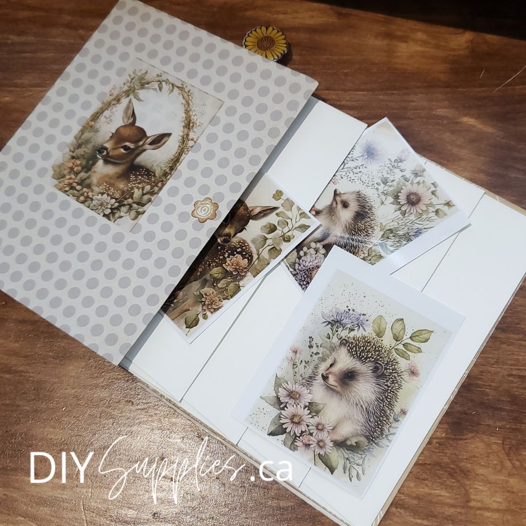 DIY Rub-off Transfer - Enchanted Fields 6" x 12" Transfer Set