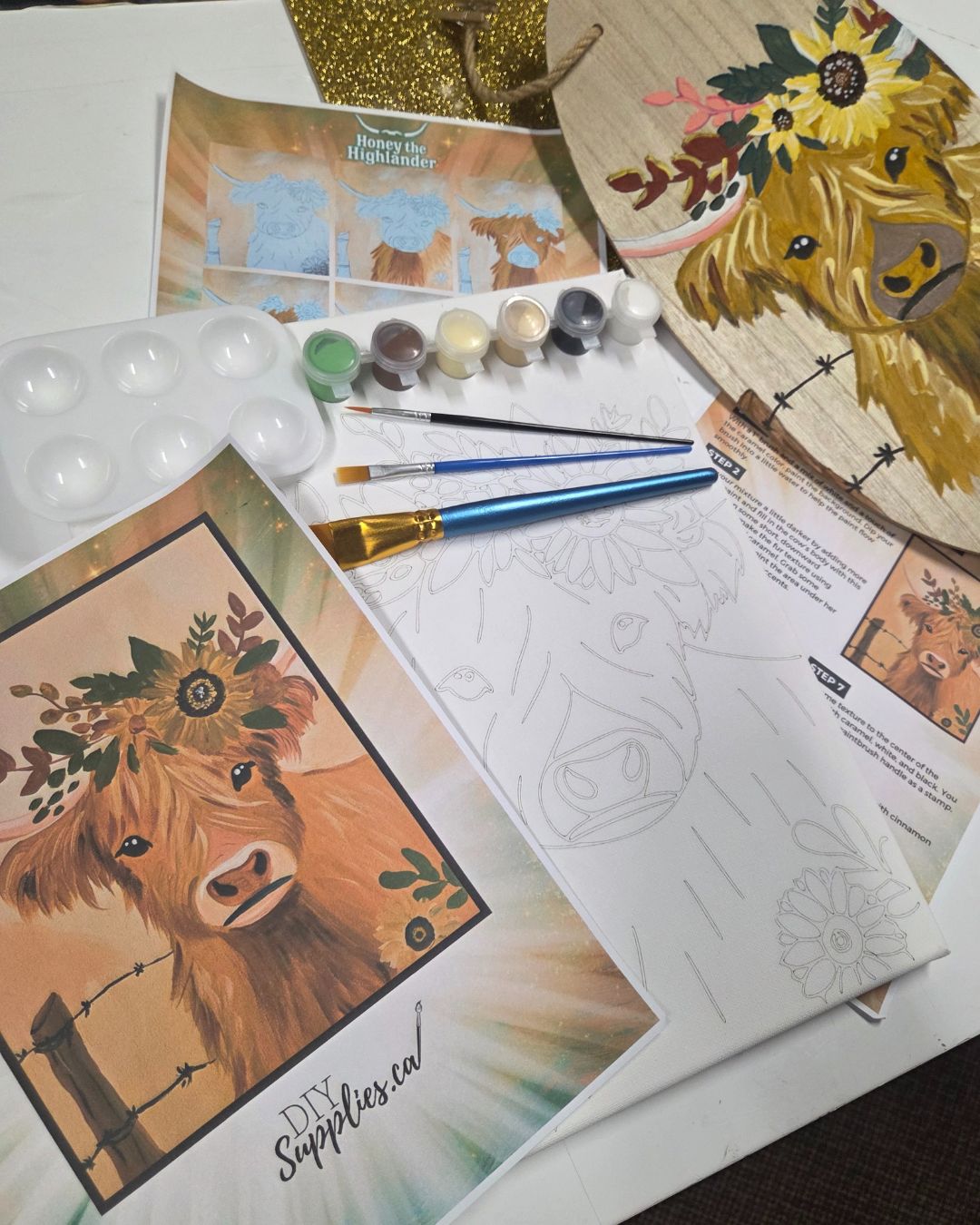 "Arty Party" Canvas Painting Kit -  Highlander