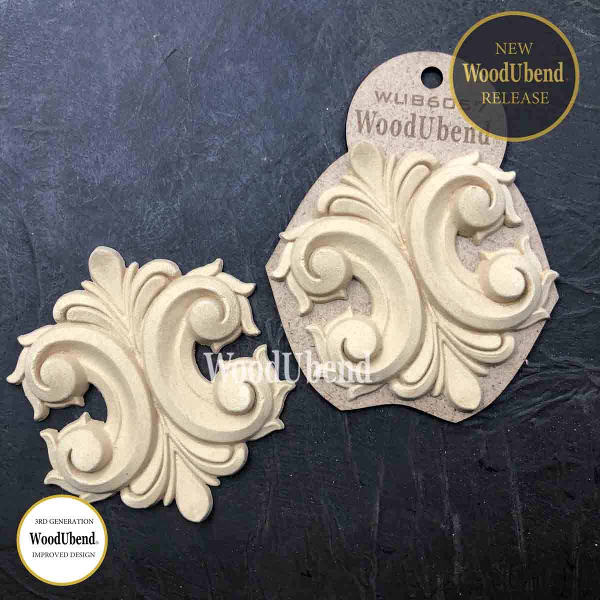 Pack of Two Scroll Centerpieces WUB6057 10×10.8cm