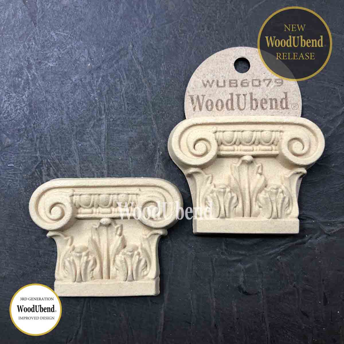 Pack of Two Column Corbels WUB6079 5.9×7.7cm