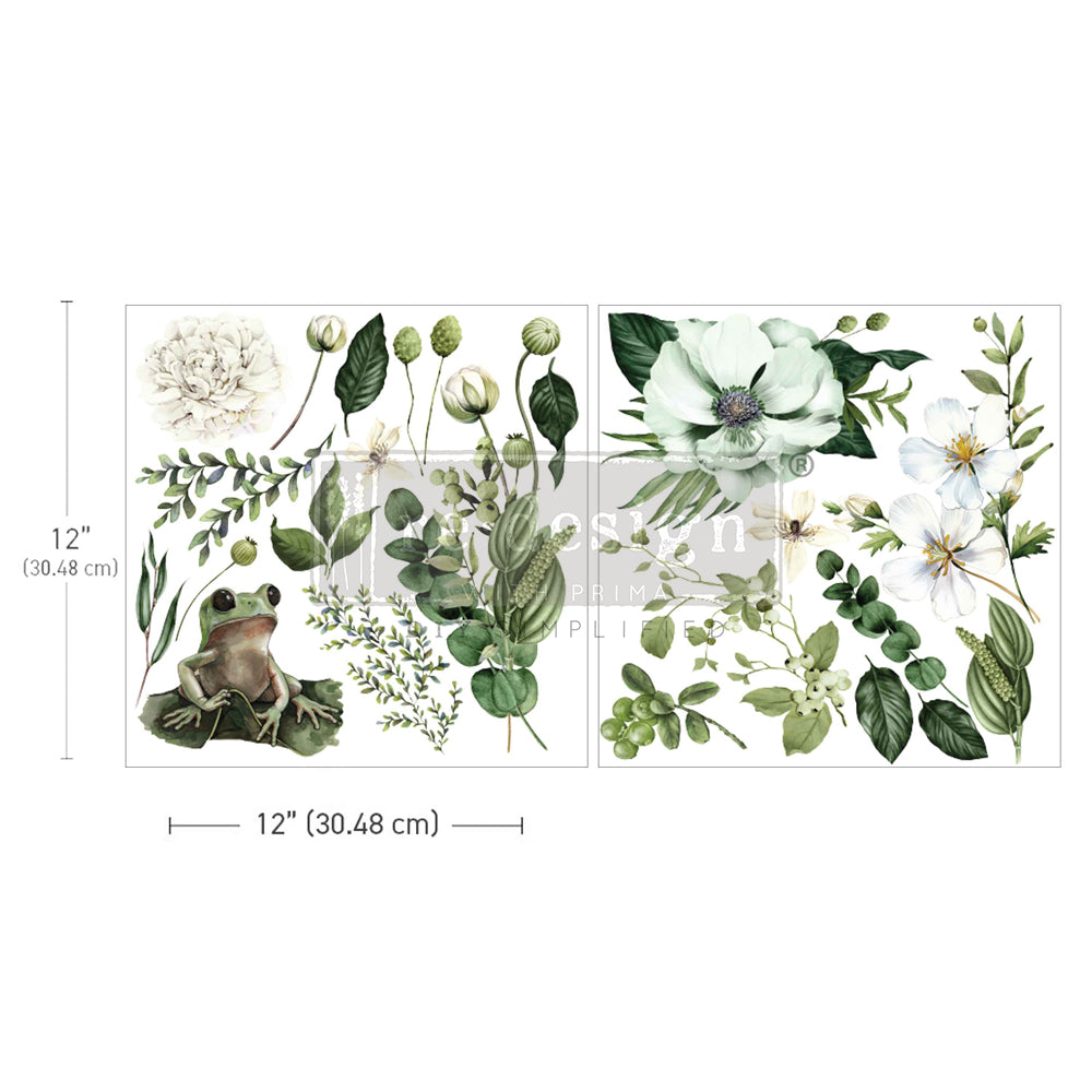 Redesign Decor Maxi Transfer - Froggy Meadow Greens