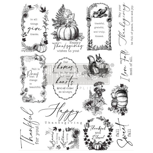 Redesign Decor Clear Stamp Fall Sweet Fall