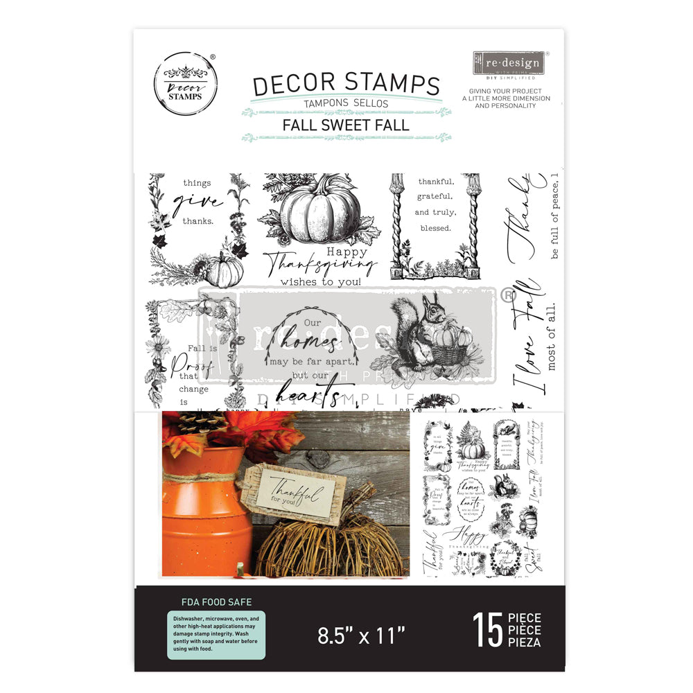 Redesign Decor Clear Stamp Fall Sweet Fall