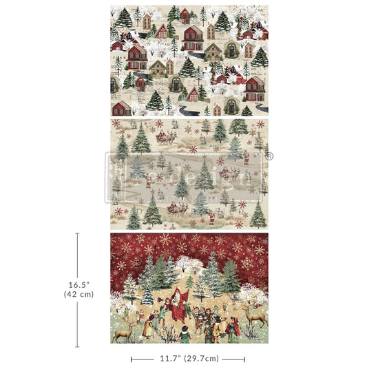 ReDesign A3 Decoupage Decor Fiber - Whimsical Woodland