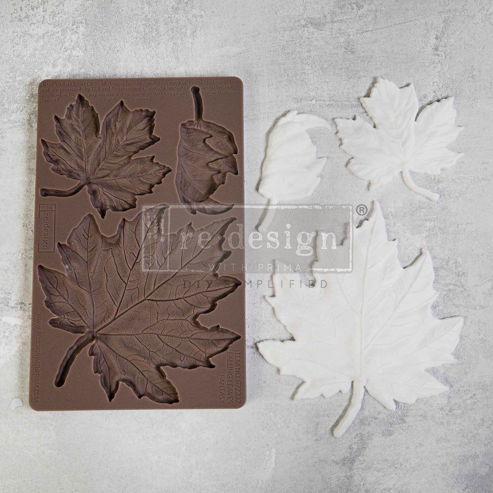 Re Design Decor Mould - Falling Leaves Fantasy