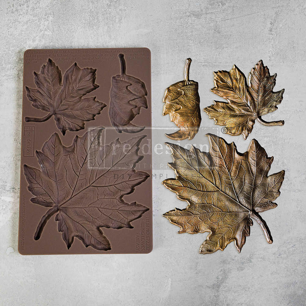 Re Design Decor Mould - Falling Leaves Fantasy