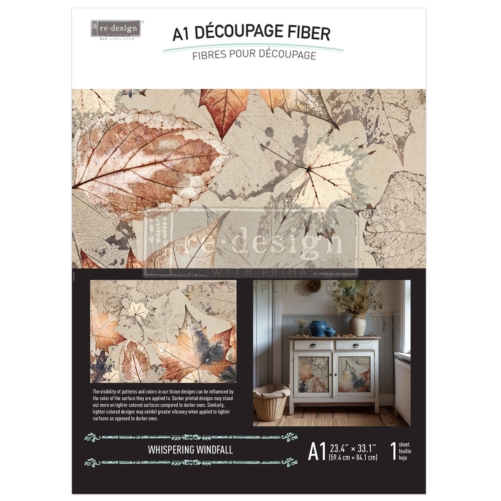 ReDesign A1 Decoupage Decor Fiber - Whispering Windfall