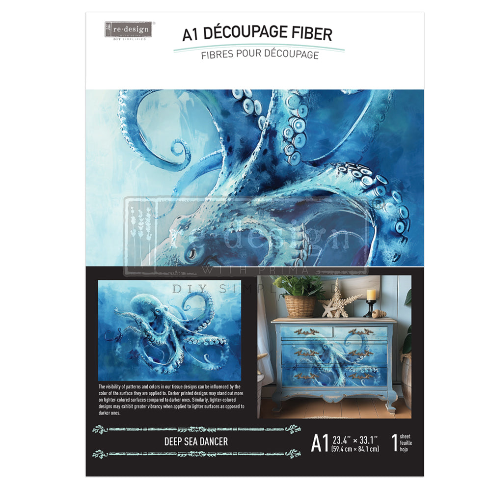 ReDesign A1 Decoupage Decor Fiber - Deep Sea Dancer