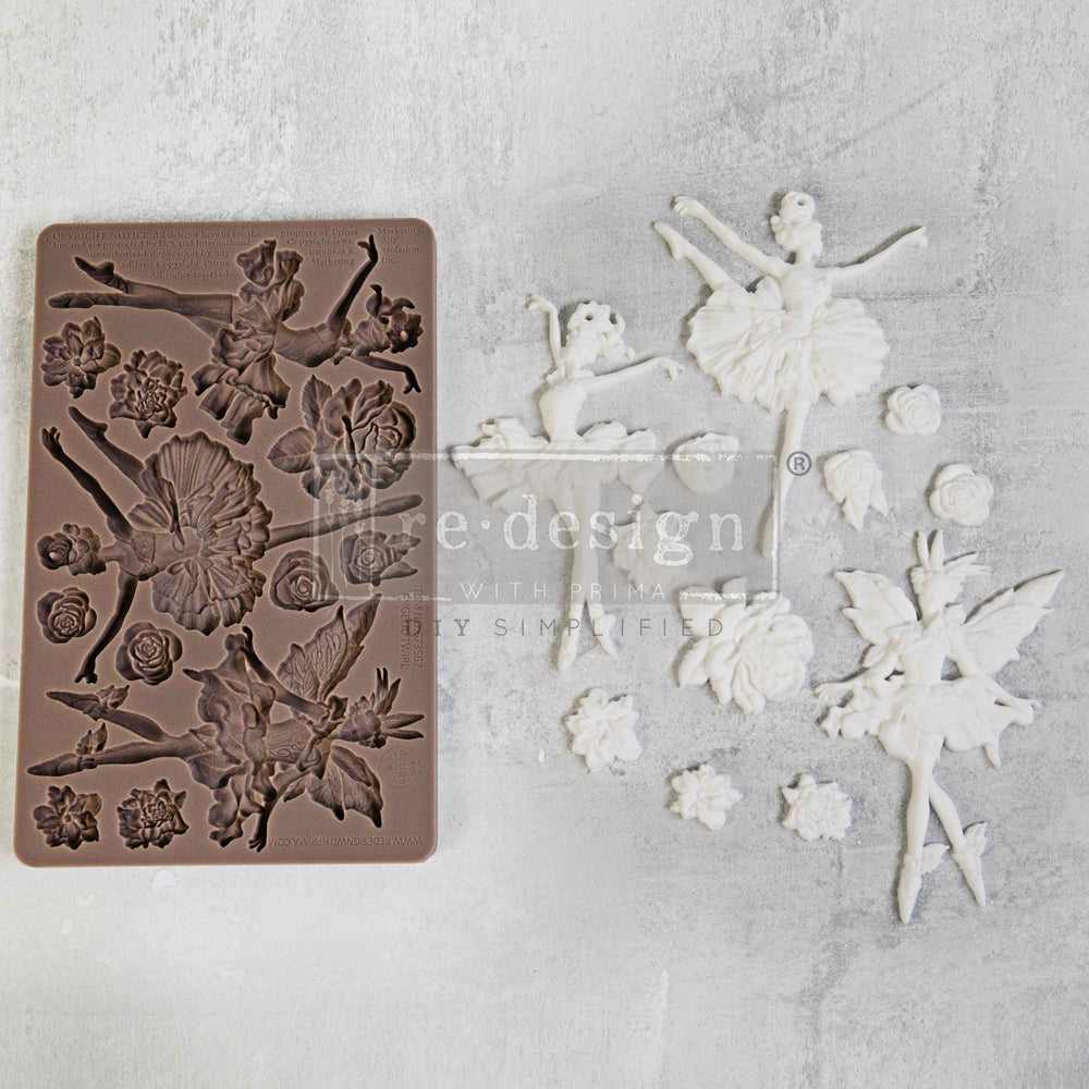 Re Design Decor Mould - Angelic Twirl