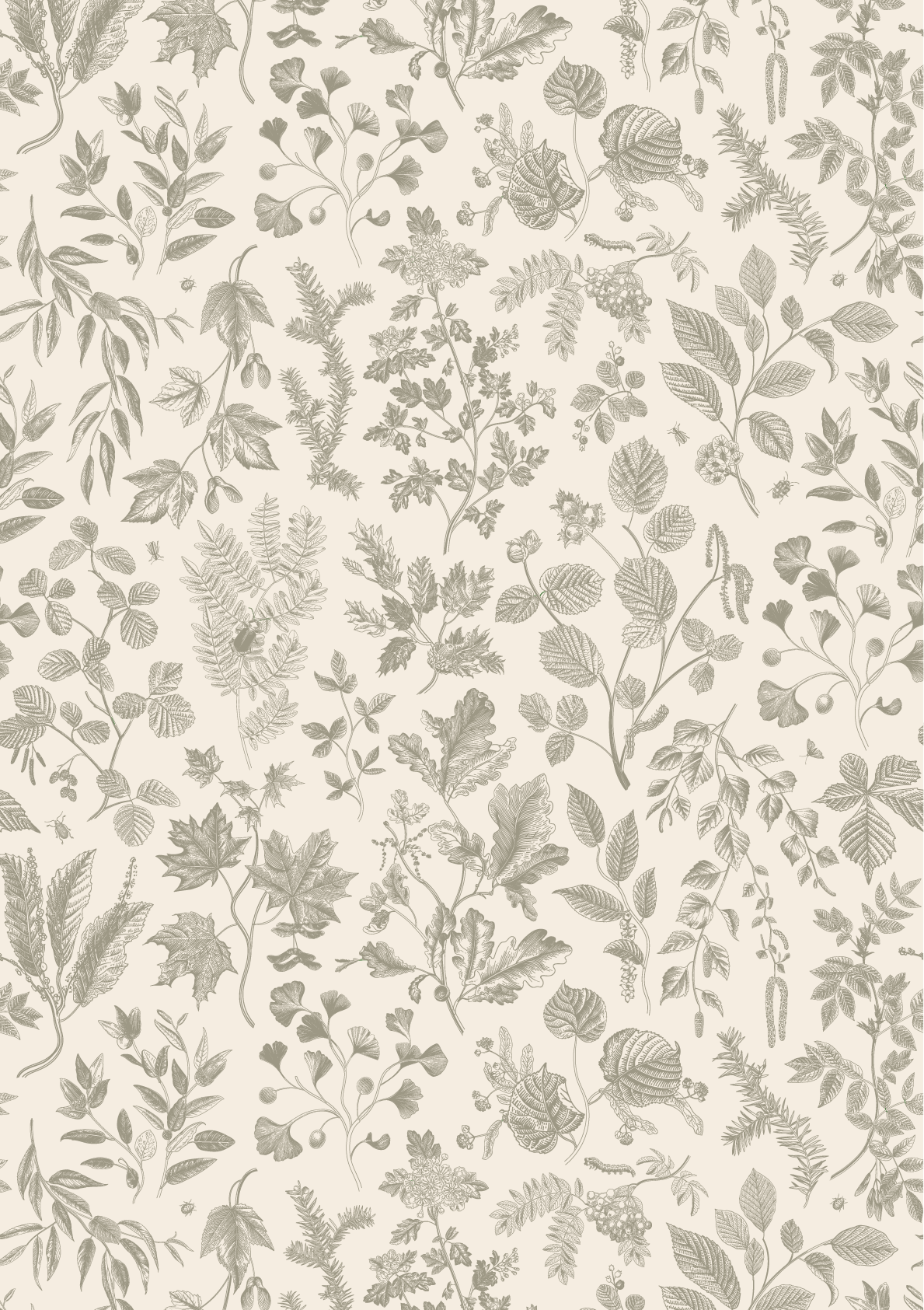 Belles and Whistles A2 Rice Decoupage Paper - Dainty Botanical