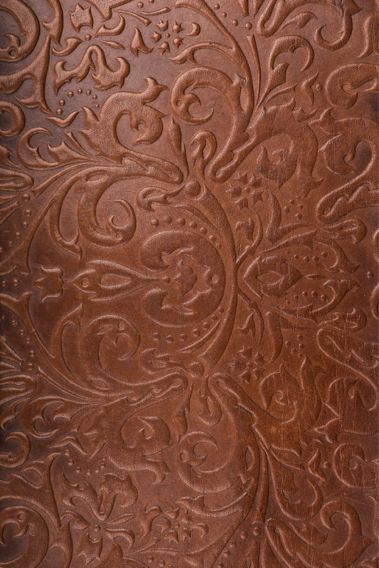 Belles and Whistles A2 Rice Decoupage Paper - Embossed Leather