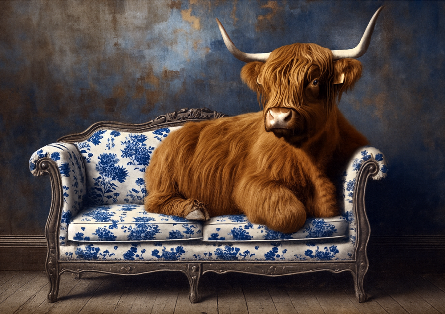 NEW Belles and Whistles A2 Rice Decoupage Paper - Highland Cow-Ture