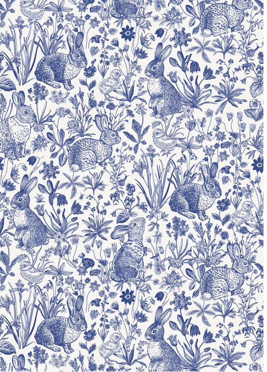 COMING SOON Belles and Whistles A3 Rice Decoupage Paper - Sprintime Toile