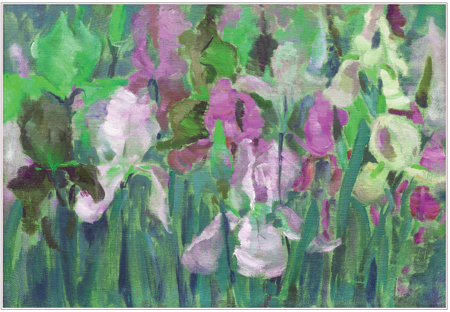 Belles and Whistles Premium Decoupage Rice Paper - Blooming Iris