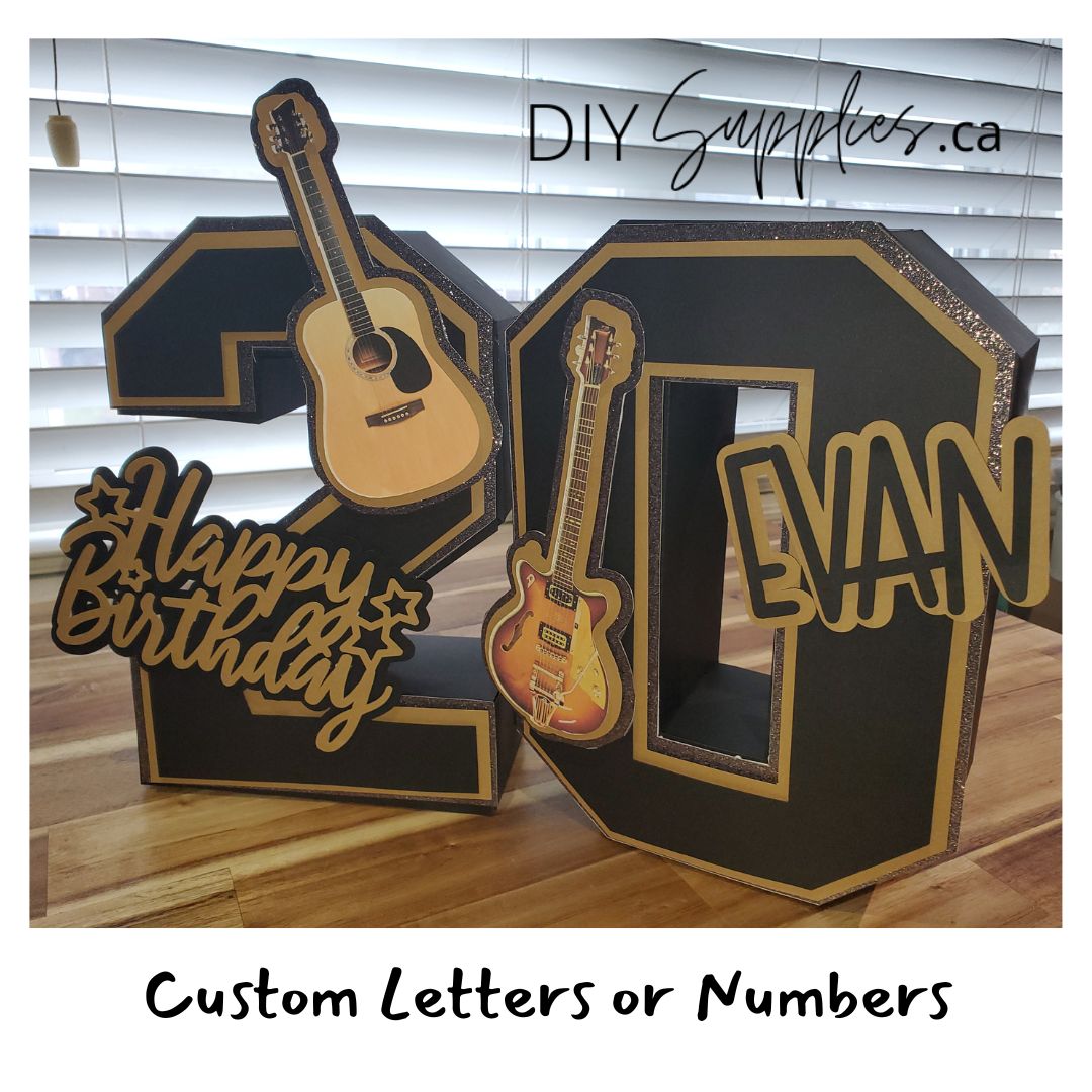 3D Custom Paper Letters for Birthday Event or Photo Shoot