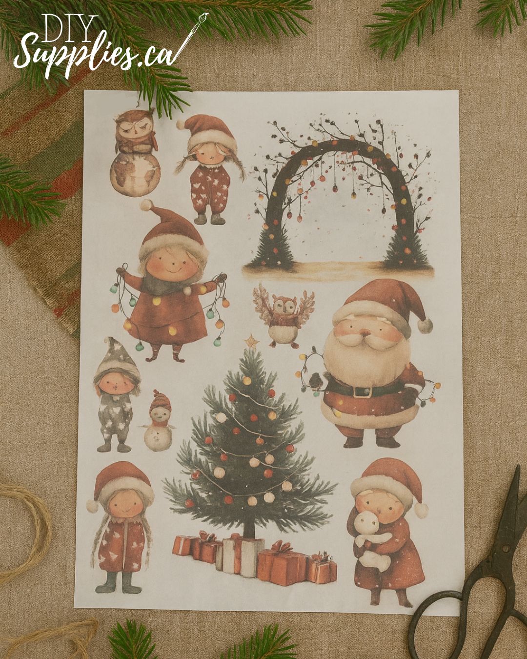 Fabric Transfer - Holiday Lights 8.5 x 11 Fabric Transfer Sheet