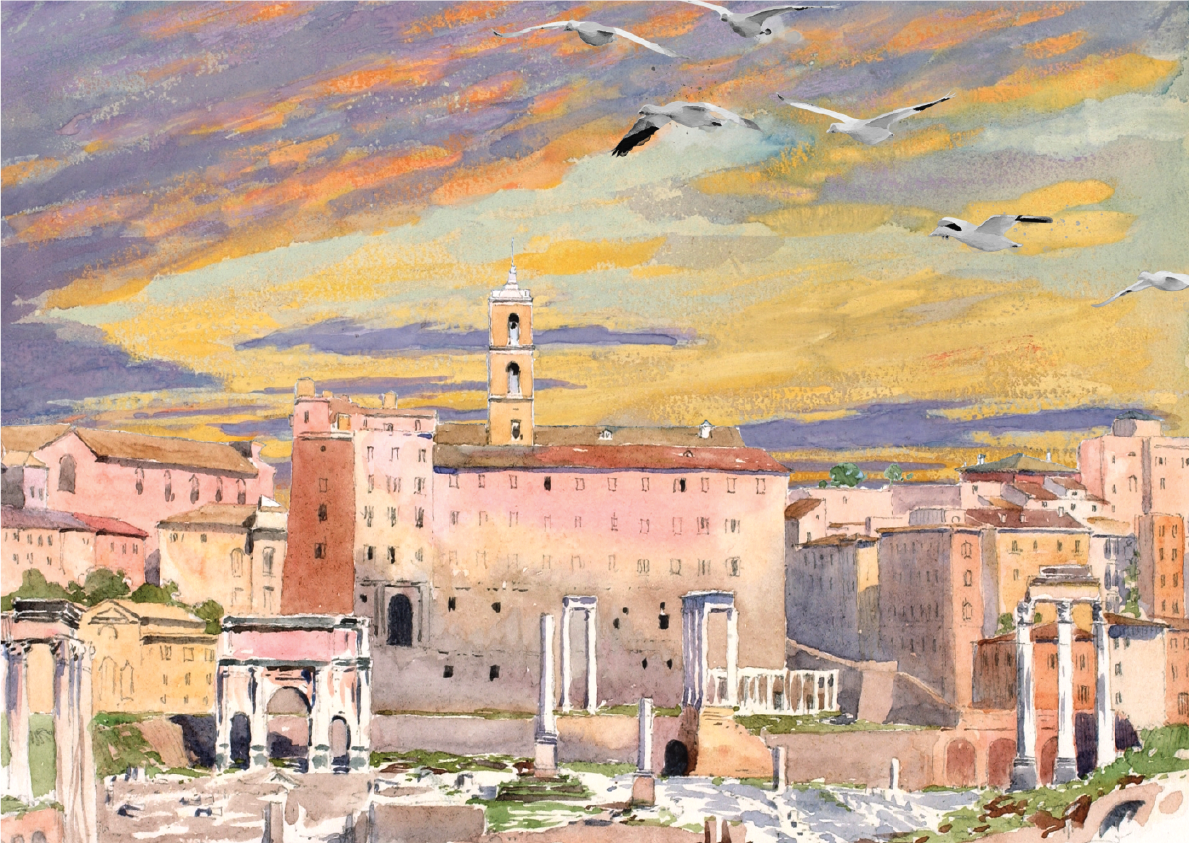Belles and Whistles A3 Rice Decoupage Paper - Mediterranean Dream