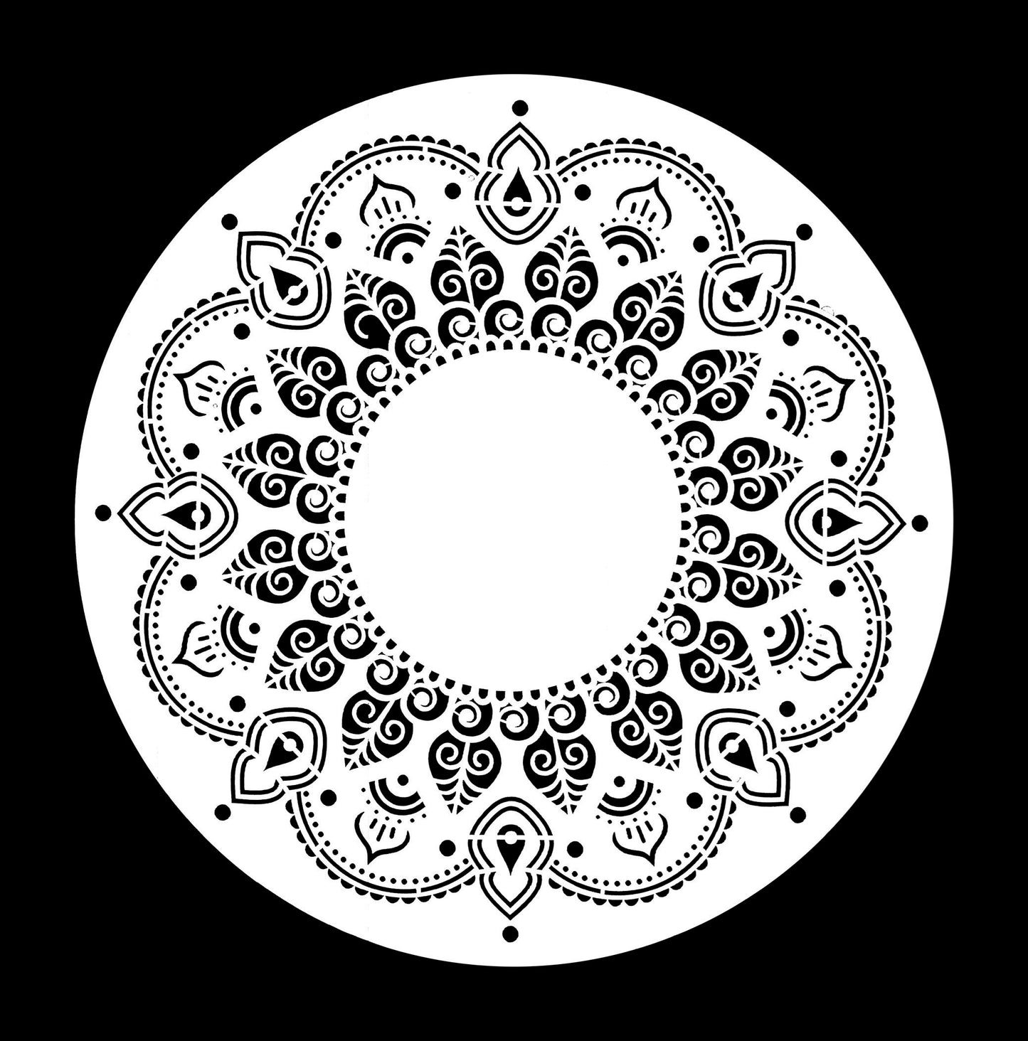 Posh Chalk Stencil Moracan Melody - 30cm x 30cm