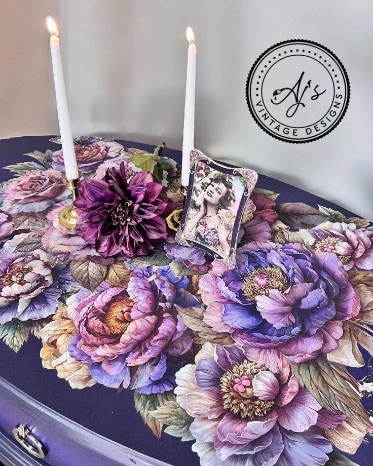 Belles and Whistles Large Transfer - My Favorite Bouquet