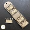 Pack of Five Crowns WUB1172 3x5cm SKU