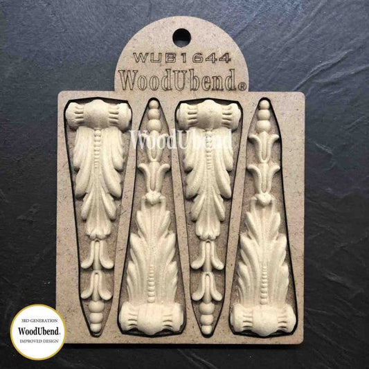 Pack of Four Decorative Corbels WUB1644 10.5x3cm SKU