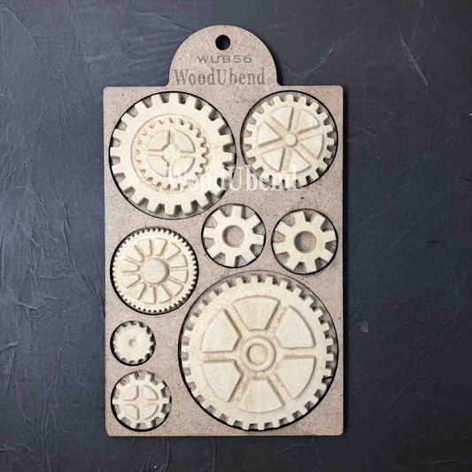 WUB56 Large Pack of Cogs SKUWUB56 23cm x 13cm