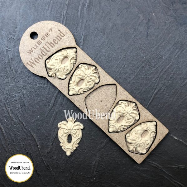 Pack of Five Keyholes WUB0987 4x3cm SKU