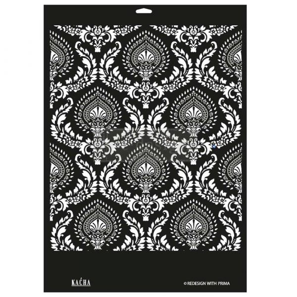 Large Decor Stencil Kacha 16mil Mylar - Anisa