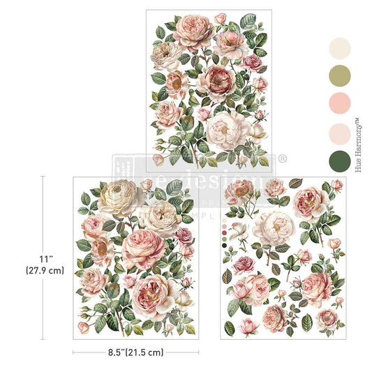 Redesign Decor Middy Transfer - Blush Blossoms