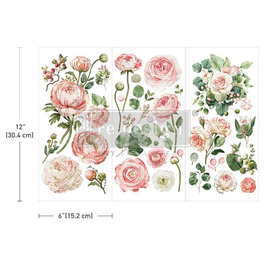 Re-Design Decor Transfers - Blushing Blooms