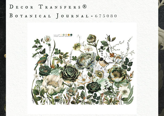 Décor Transfers - Botainical Journal