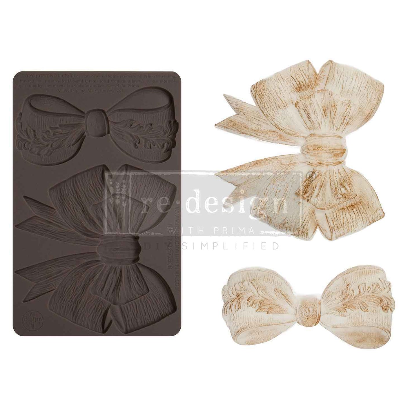 Re Design Decor Mould Opulence Bow