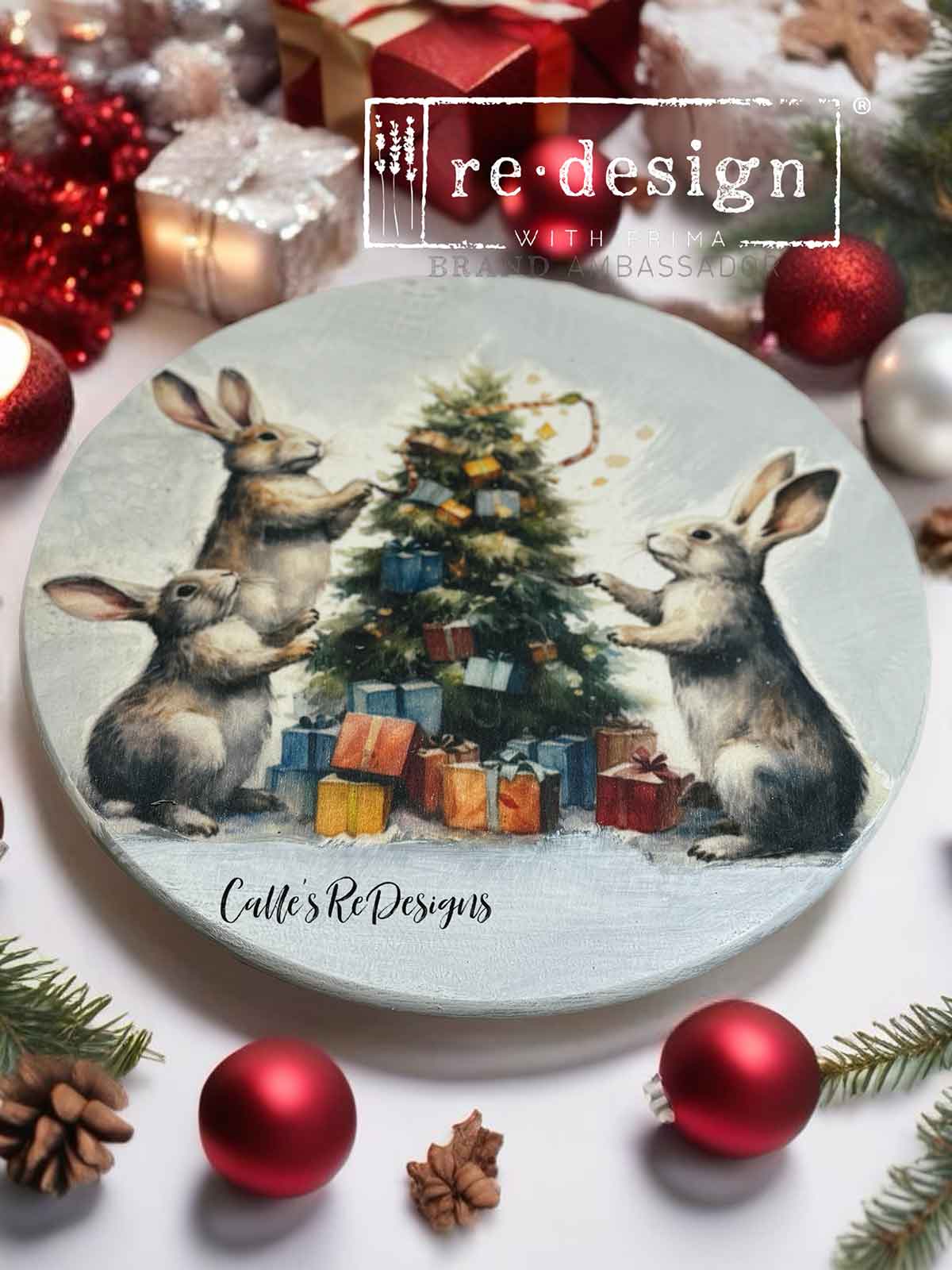 Prima Redesign Decoupage Decor Tissue Paper Pack - Bunny Wonderland