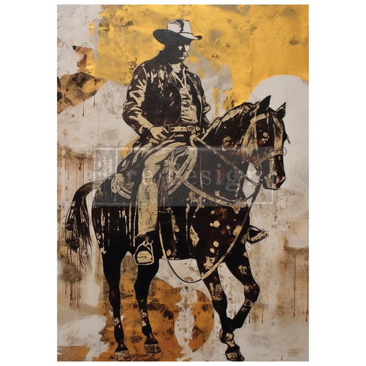 ReDesign A1 Decoupage Decor Fiber - Cowboy Cavalry