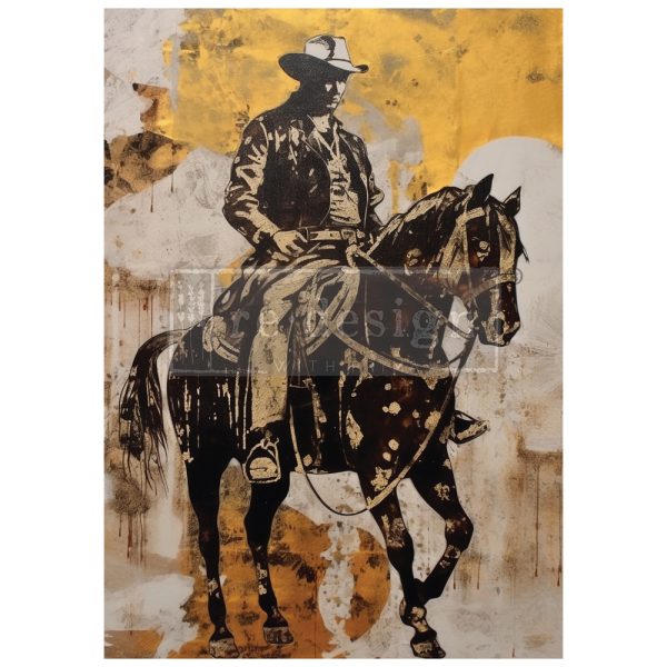 ReDesign A1 Decoupage Decor Fiber - Cowboy Cavalry