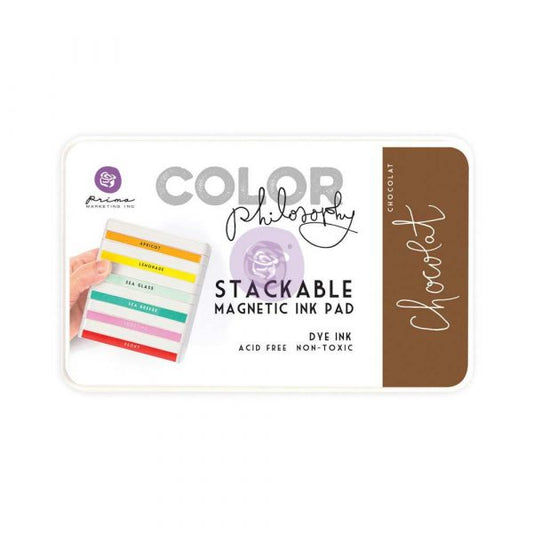 Color Philosophy Stackable magnetic ink pad- Chocolat